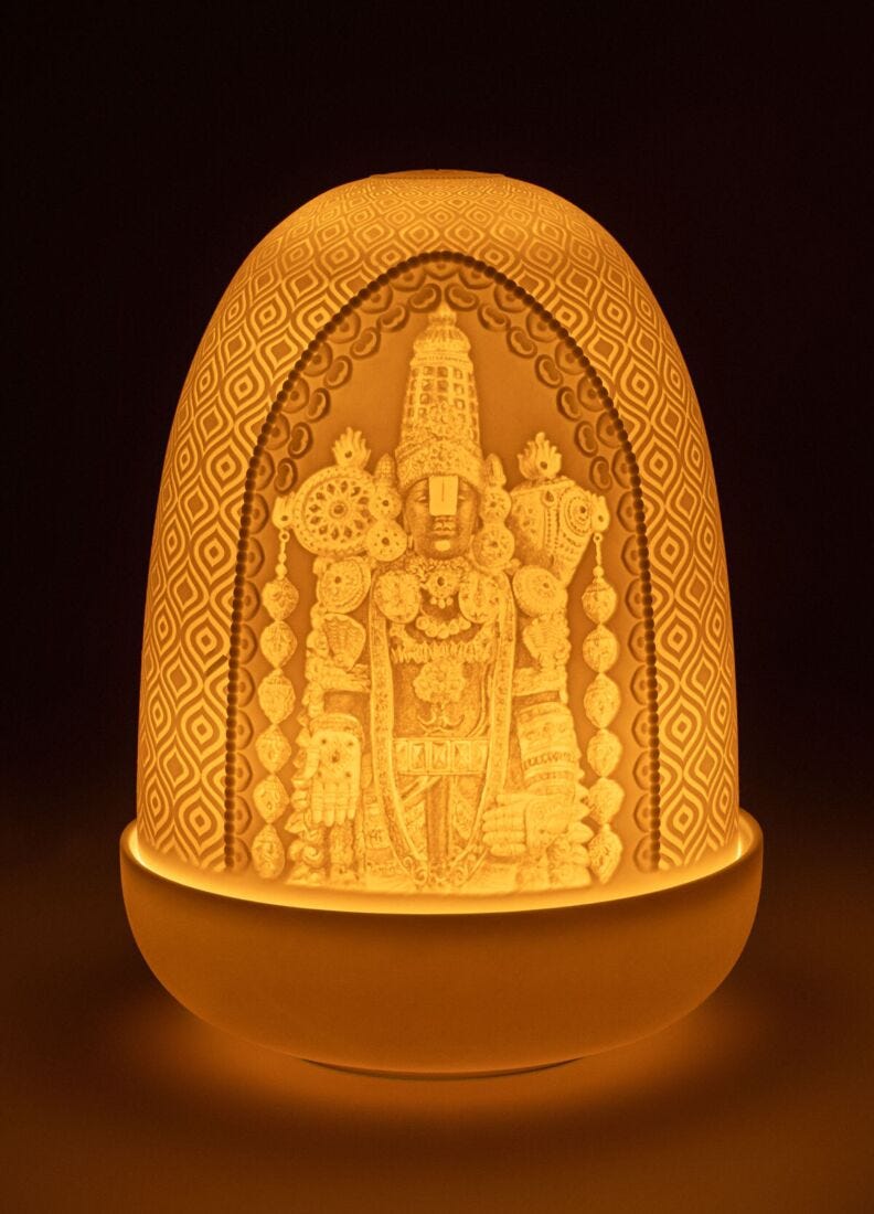 Lord Balaji Dome table lamp in Lladró
