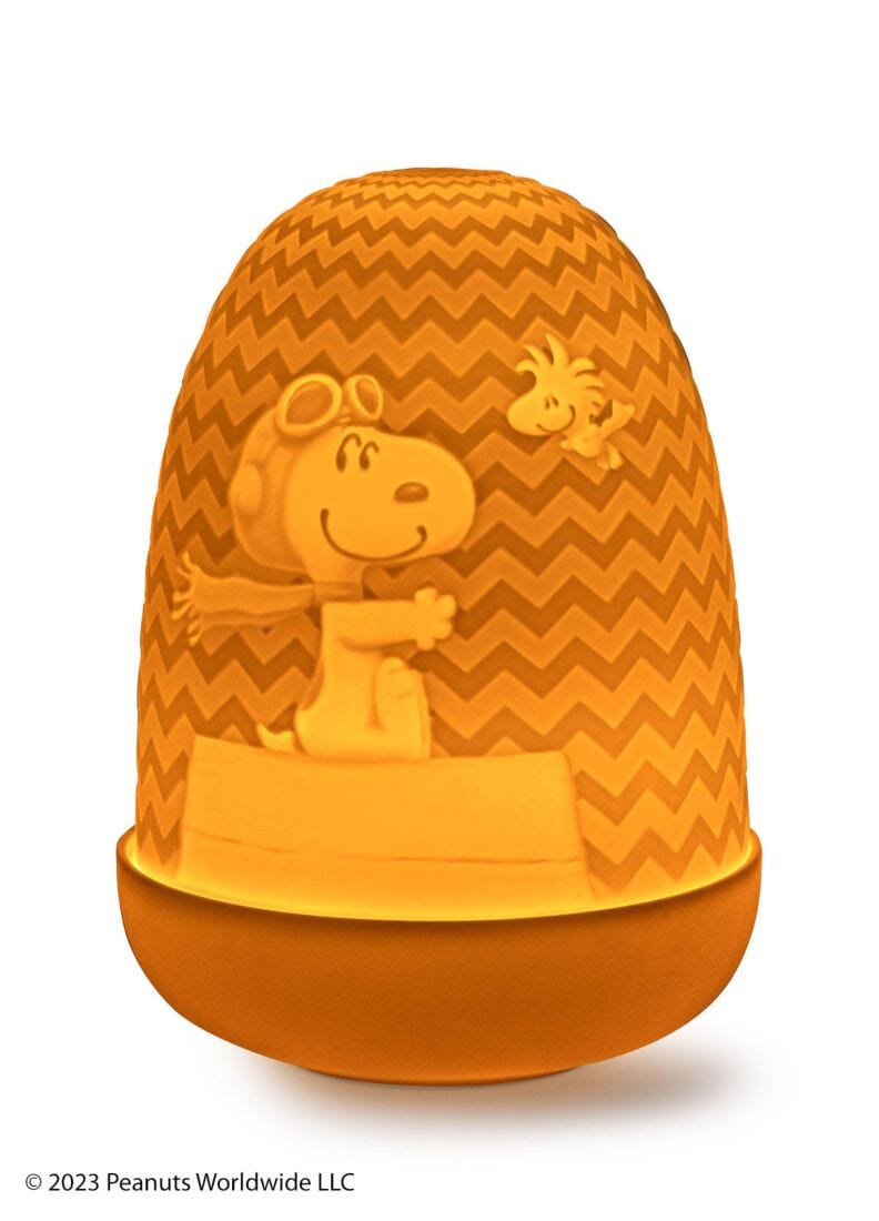 Lámpara de mesa Snoopy™ Dome en Lladró