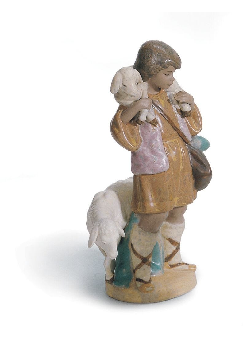 Figurina Natività Pastorello. Gres in Lladró
