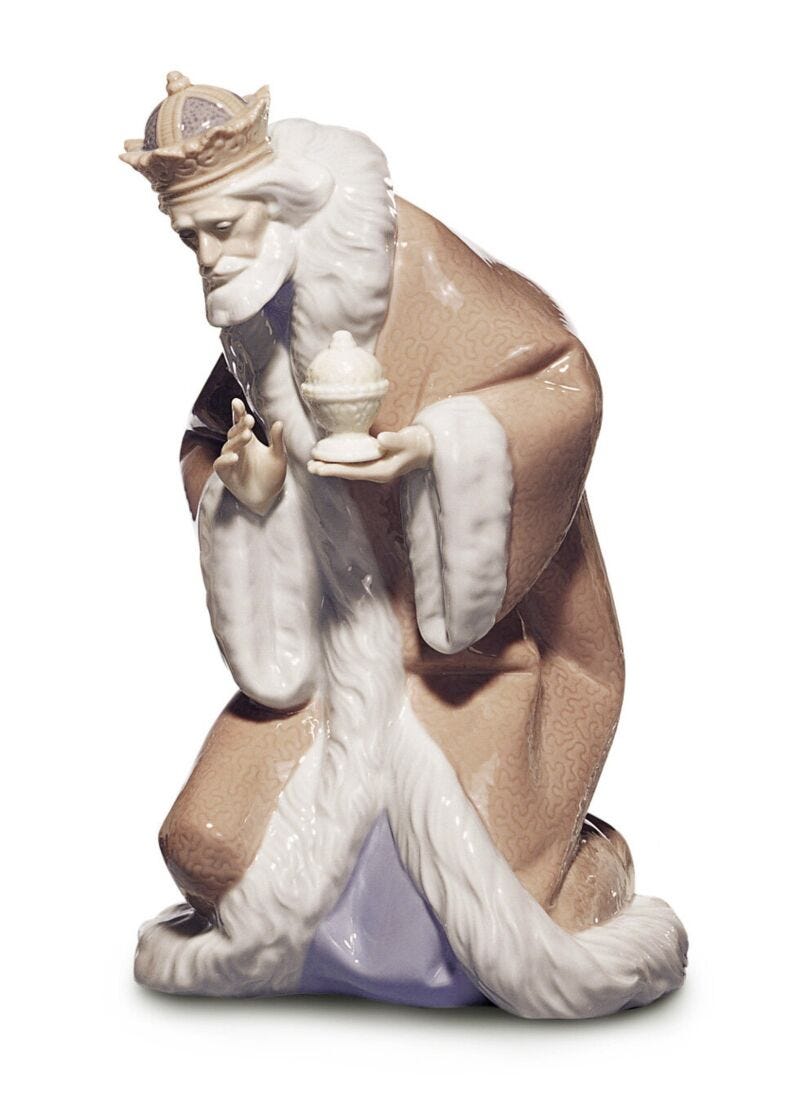 King Melchior Nativity Figurine-II in Lladró