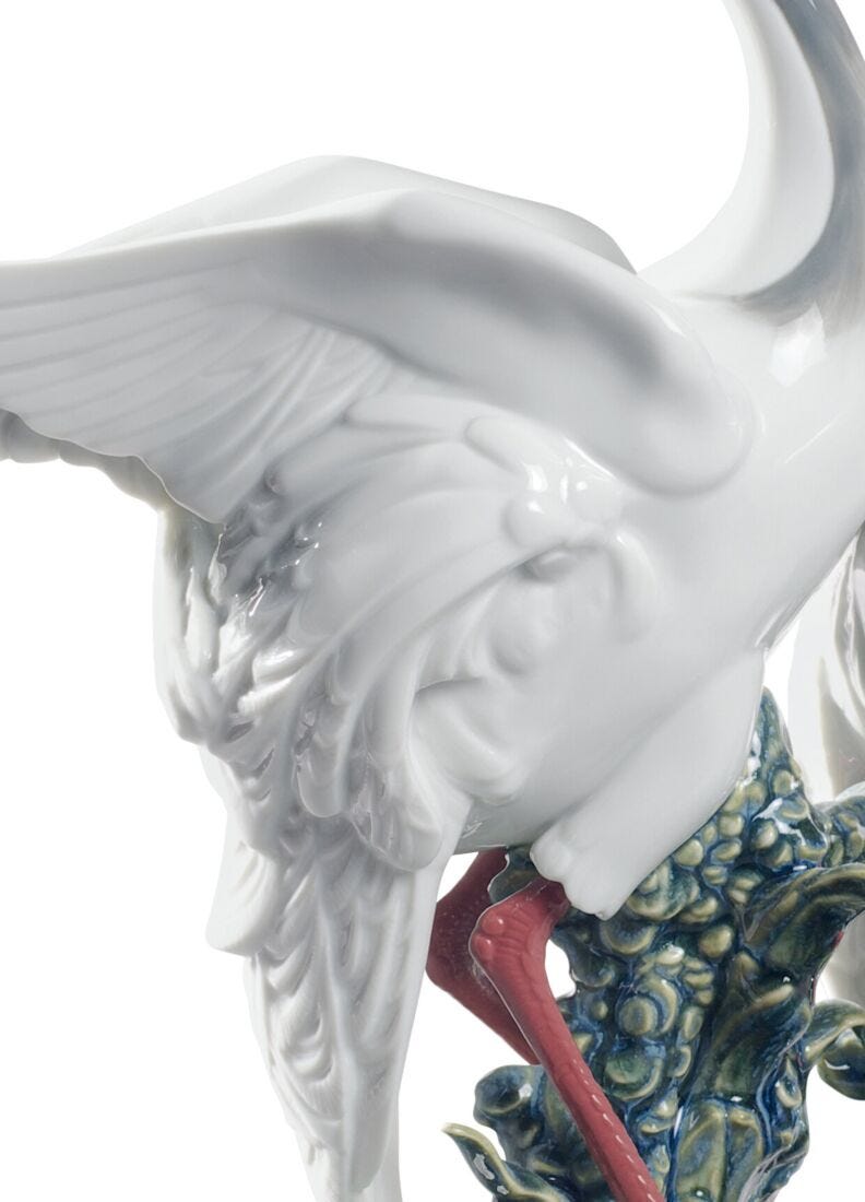 つがいの鶴 - Lladro-Japan