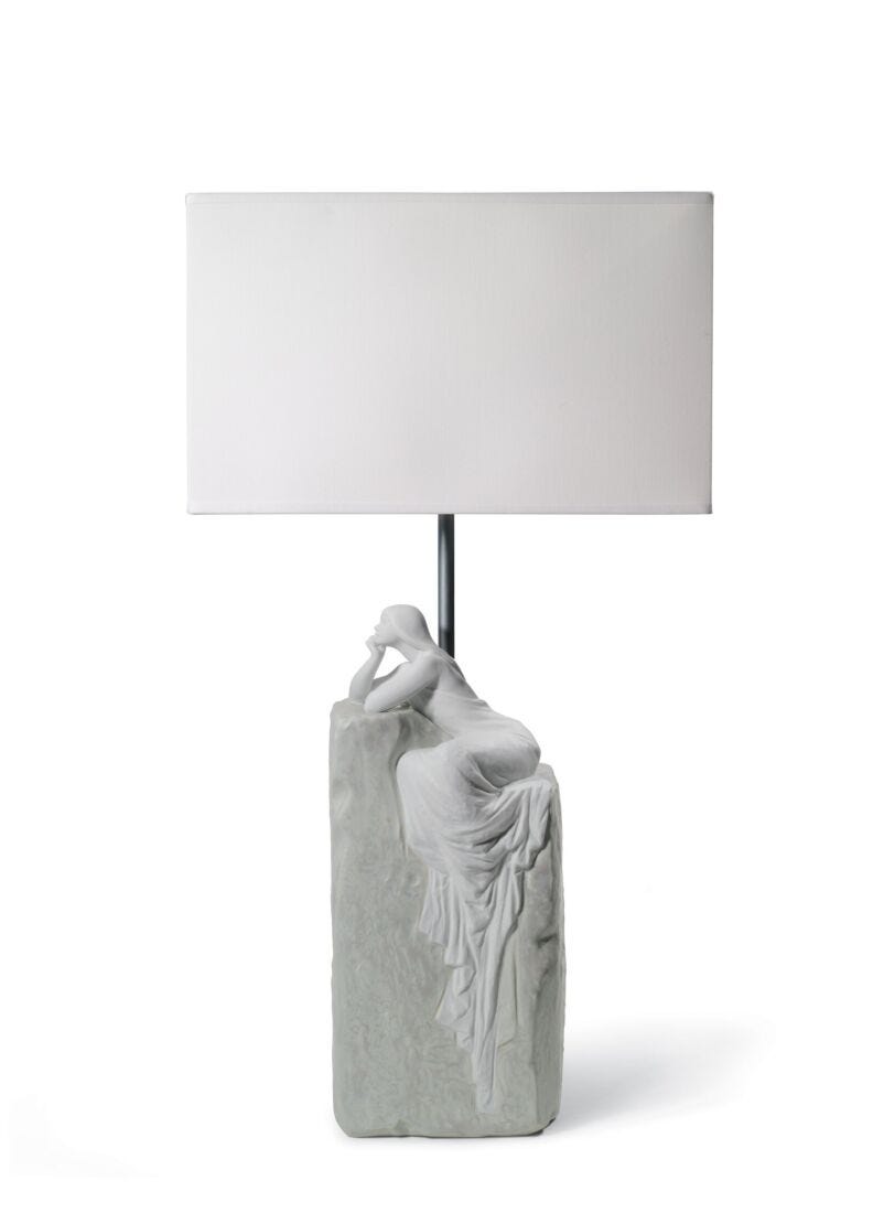 Meditating Woman II Table Lamp (JP) in Lladró