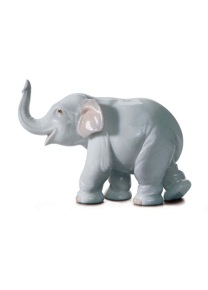 Lucky Elephant Figurine in Lladró