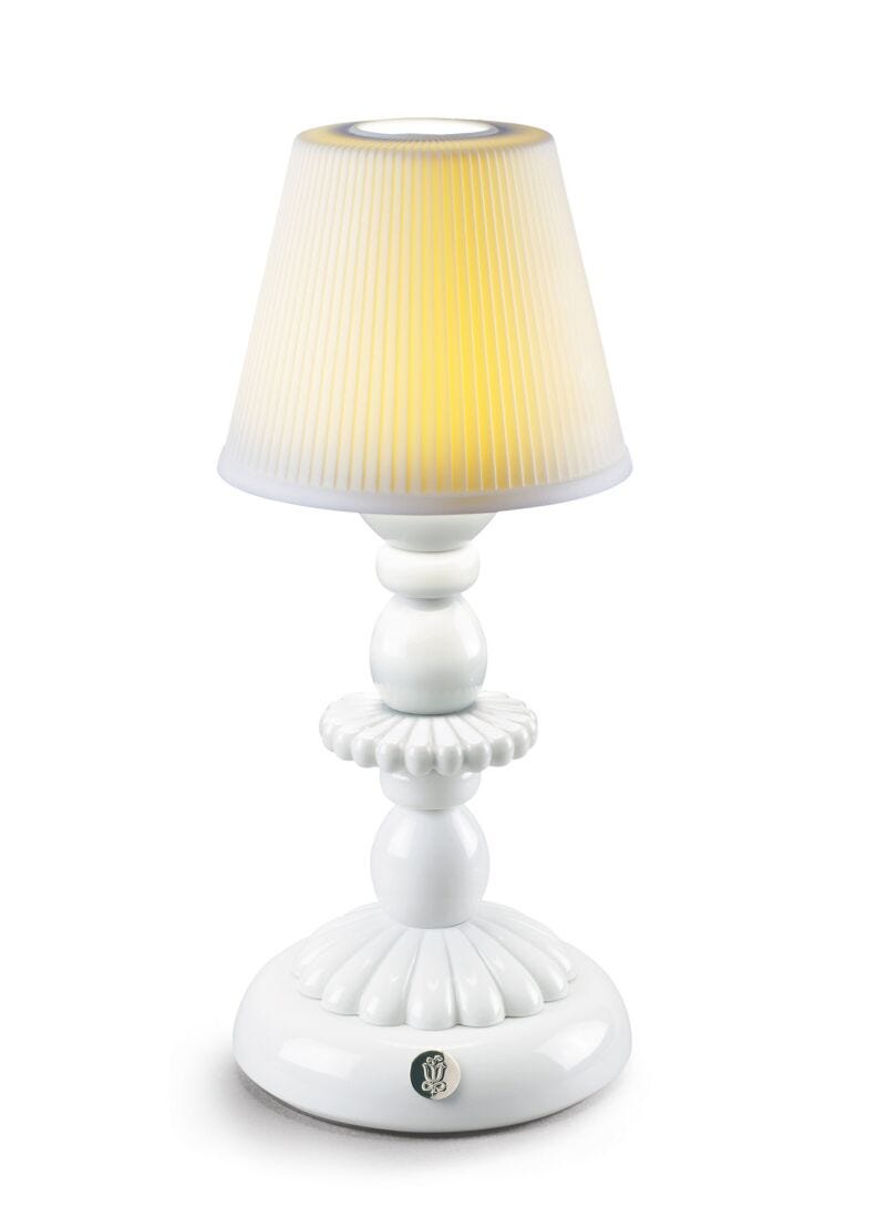 Lotus Firefly Table Lamp. White in Lladró