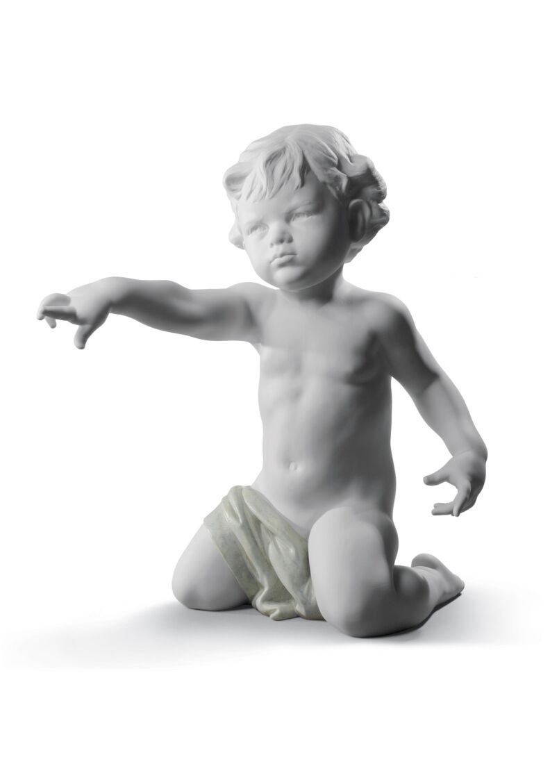 Discovering The World Boy Figurine. Limited Edition in Lladró