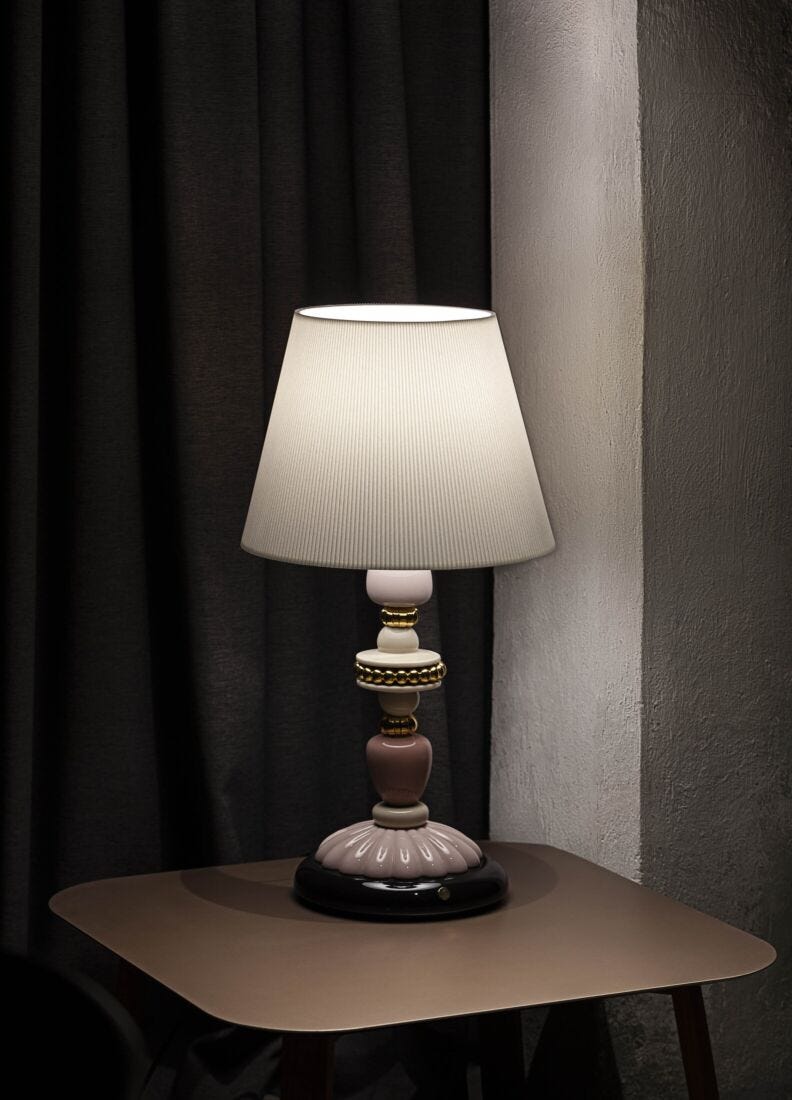 Firefly Table Lamp. Pink and Golden Luster. (JP) in Lladró