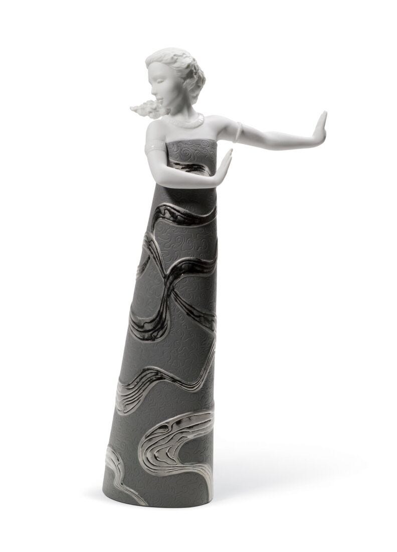 Figurina Eriteide. Lustro argento in Lladró