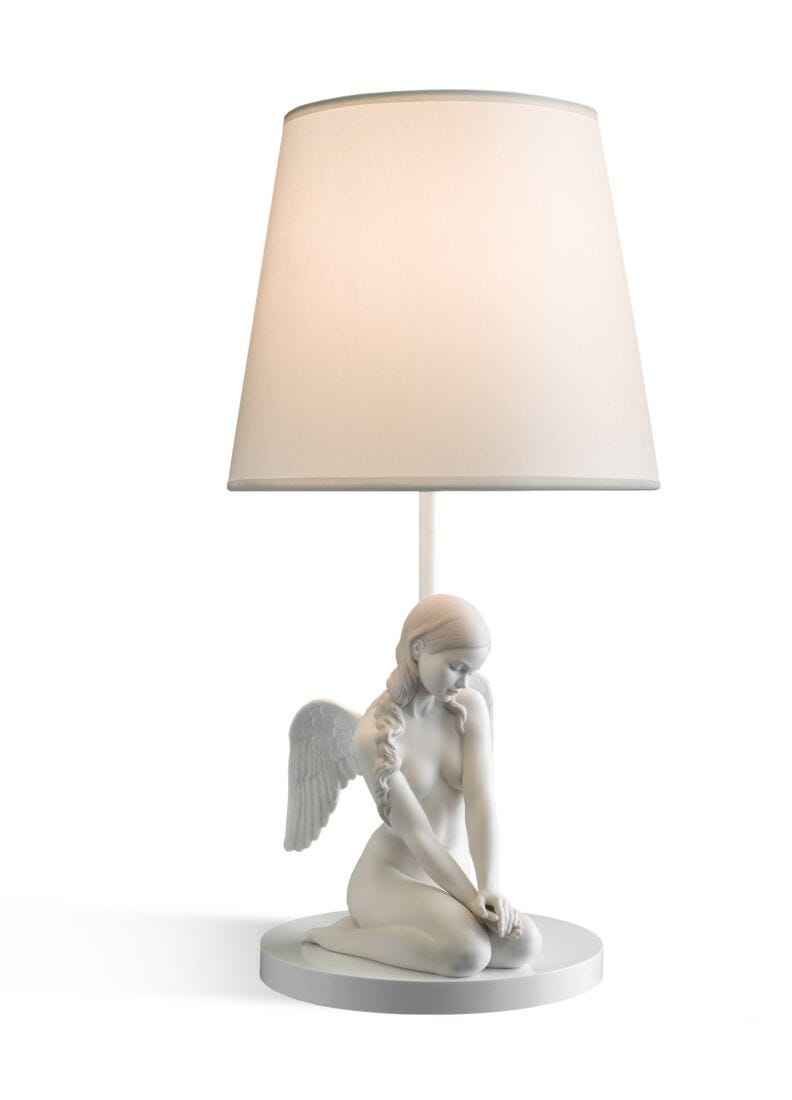 Beautiful Angel Table Lamp (UK) in Lladró
