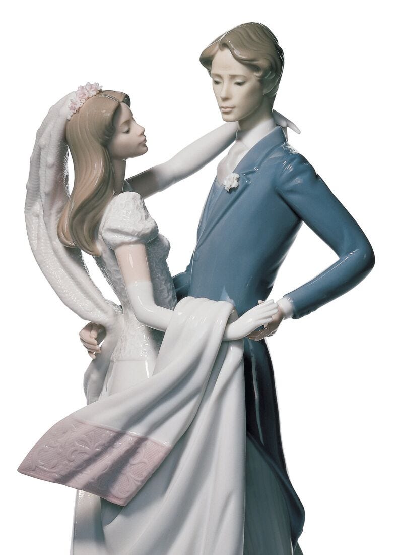 Figurina Coppia Ballo di nozze in Lladró