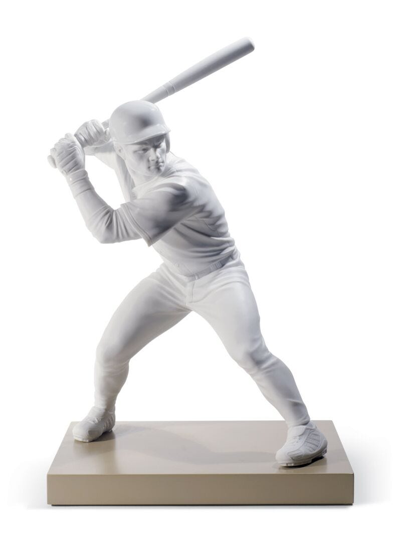 Swing for The Fences Baseball Figurine in Lladró