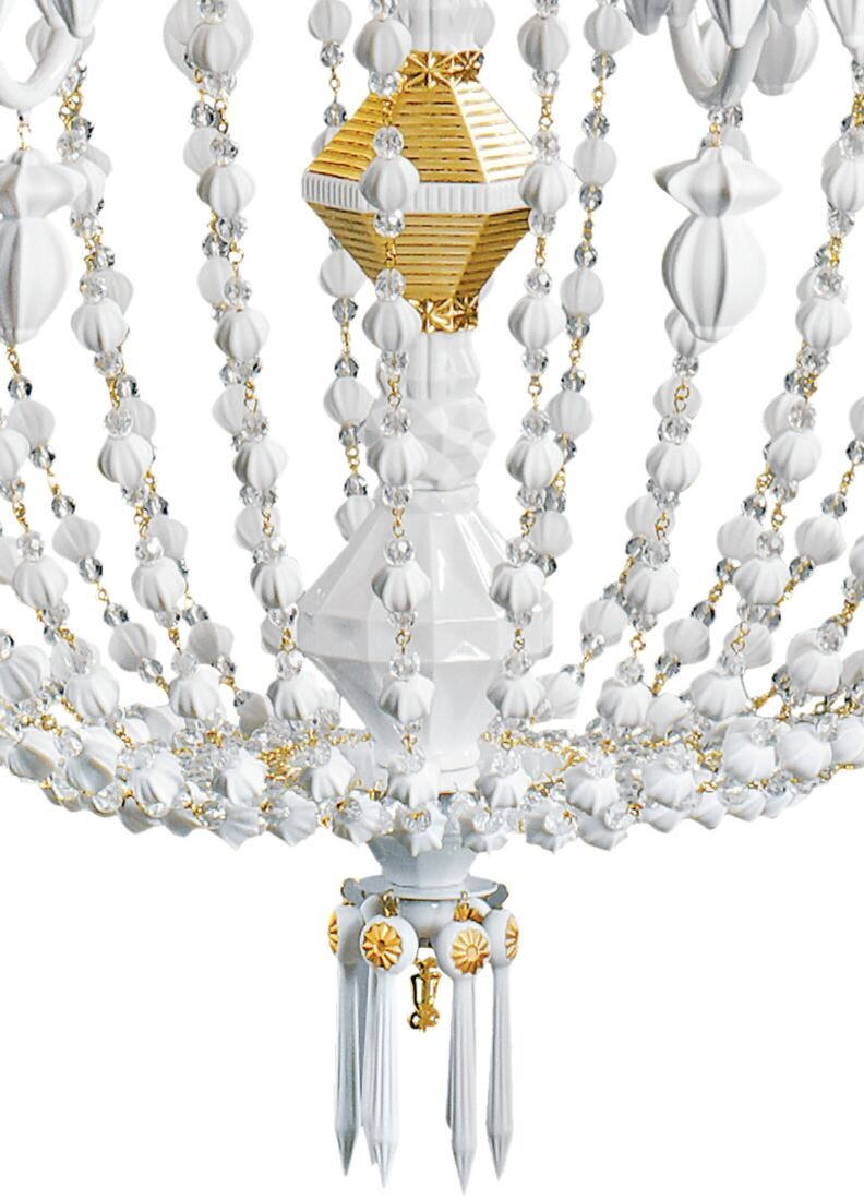 Winter clearance gold chandelier