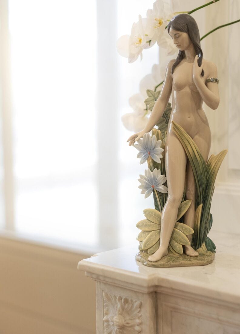 Figura mujer Desnudo en el paraíso. Serie Limitada en Lladró