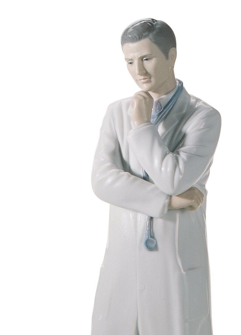 Male Doctor Figurine. Fair skin in Lladró