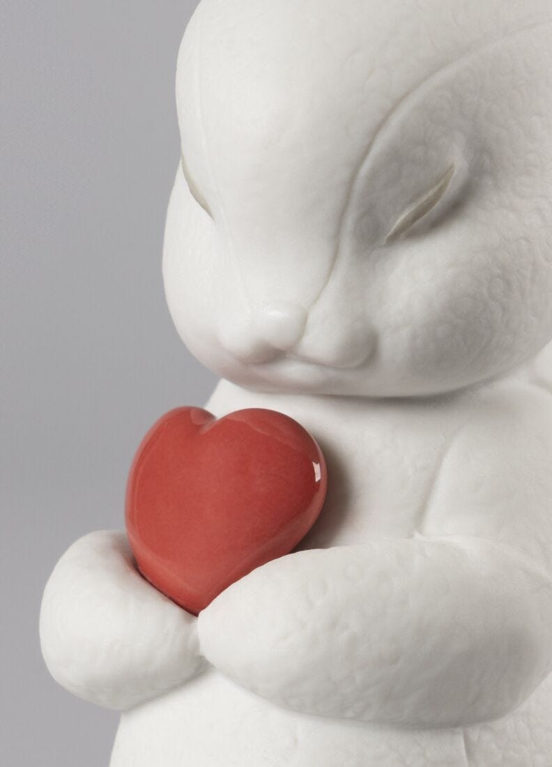 Puffy-Generous Rabbit Figurine in Lladró