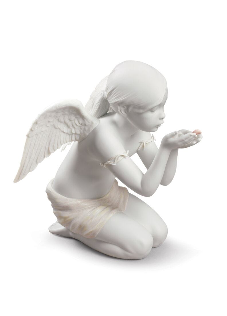 A Fantasy Breath Angel Figurine in Lladró