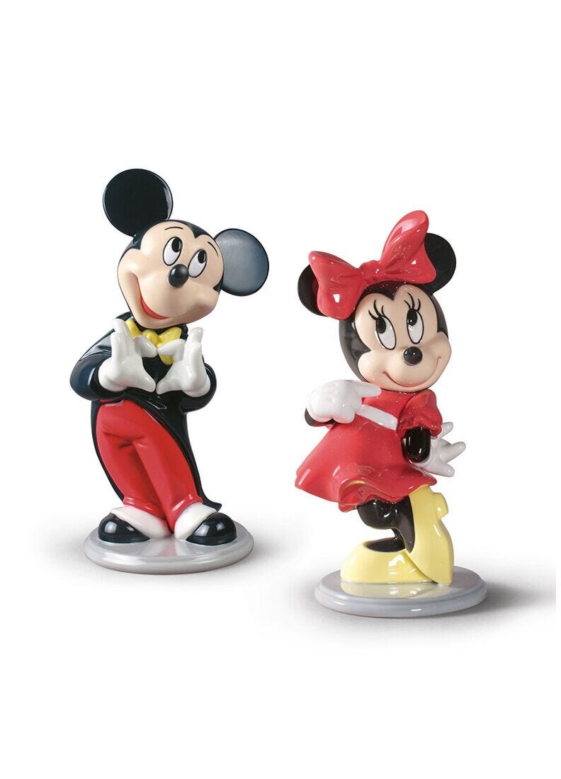 Set Mickey y Minnie  en Lladró