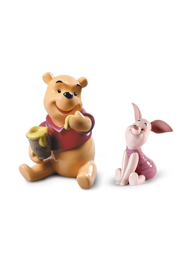 Pooh and Piglet Set in Lladró