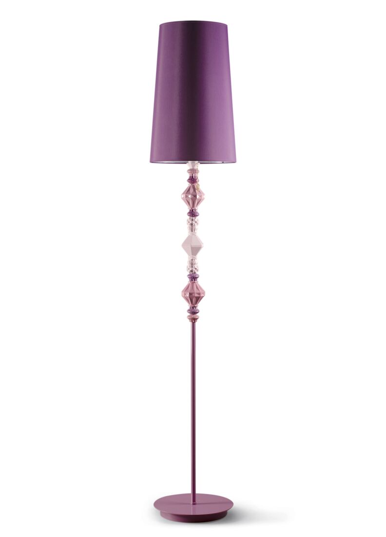 Belle de Nuit Floor Lamp II. Pink (UK) in Lladró