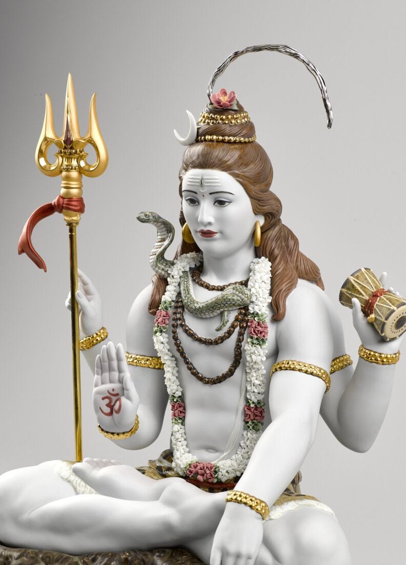 Escultura Lord Shiva. Serie limitada en Lladró