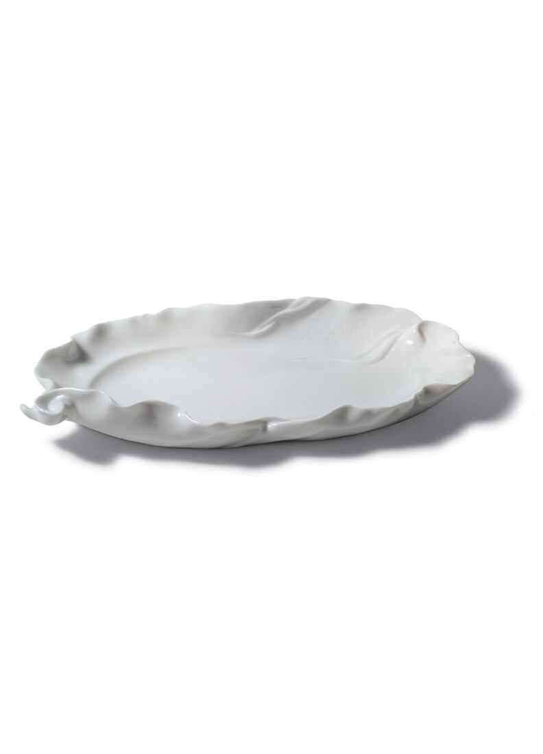 Naturofantastic Platter. Large Model. White in Lladró