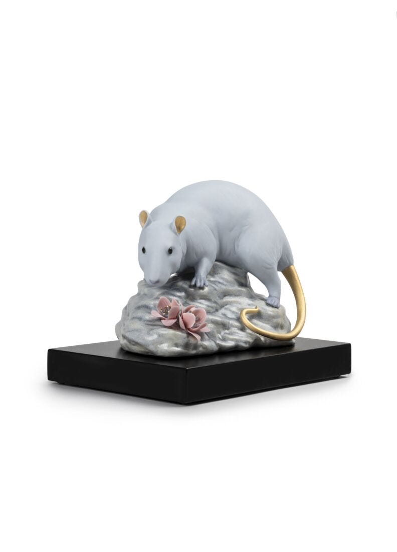 The Rat Figurine. Limited Edition in Lladró