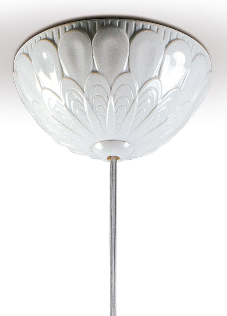 Ivy and Seed Single Ceiling Lamp. White (CE/UK/CCC) in Lladró