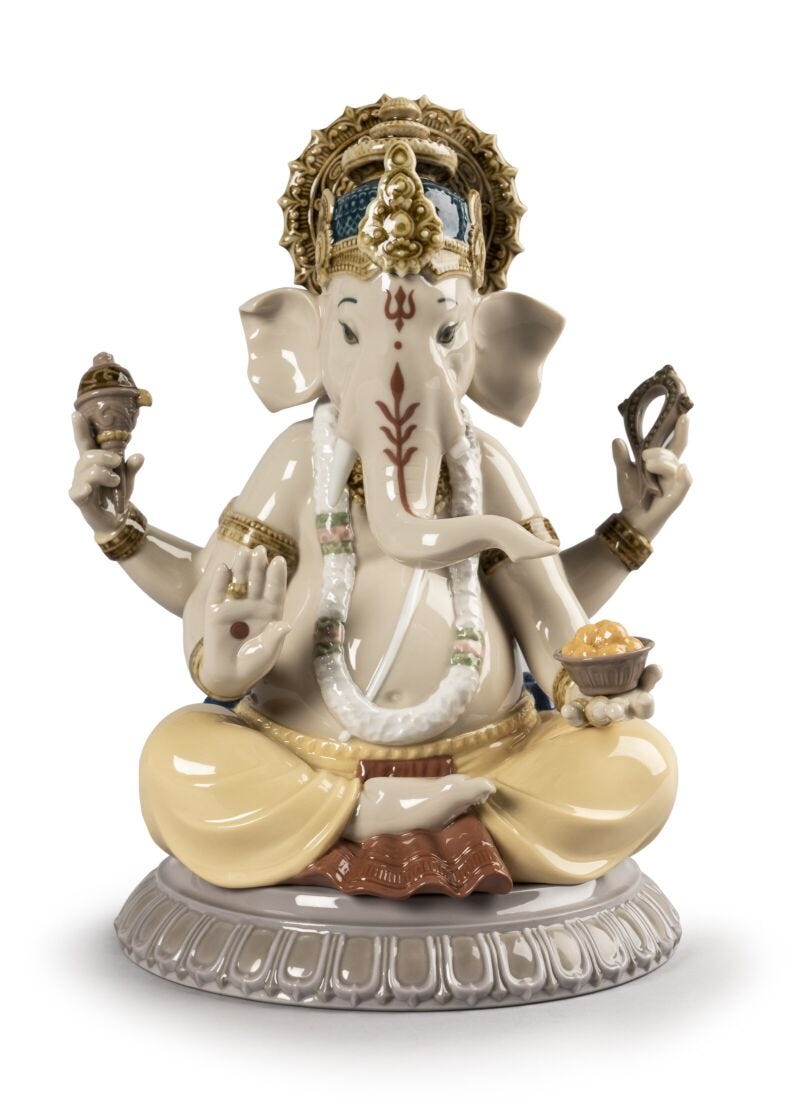 Figura Lord Ganesha in Lladró