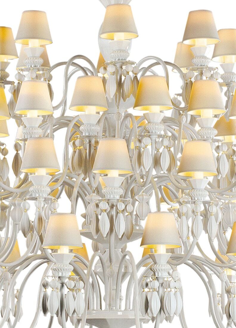 Belle de Nuit 56 Lights Chandelier. White (US), 1 of 5