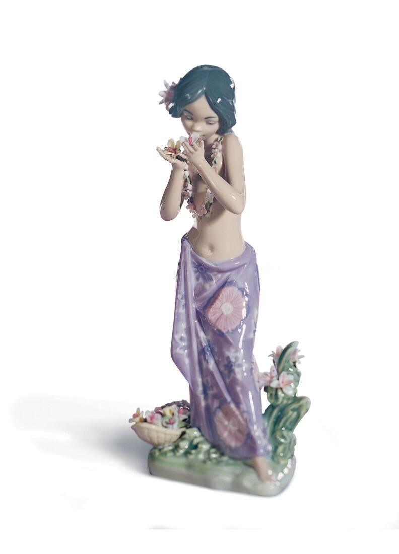Figurina Donna Hawaiana in Lladró