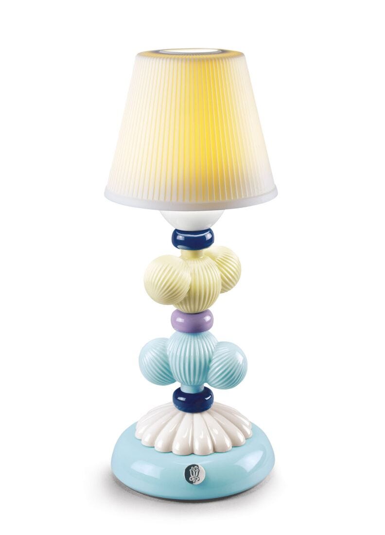 Cactus Firefly Table Lamp. Yellow and Blue in Lladró