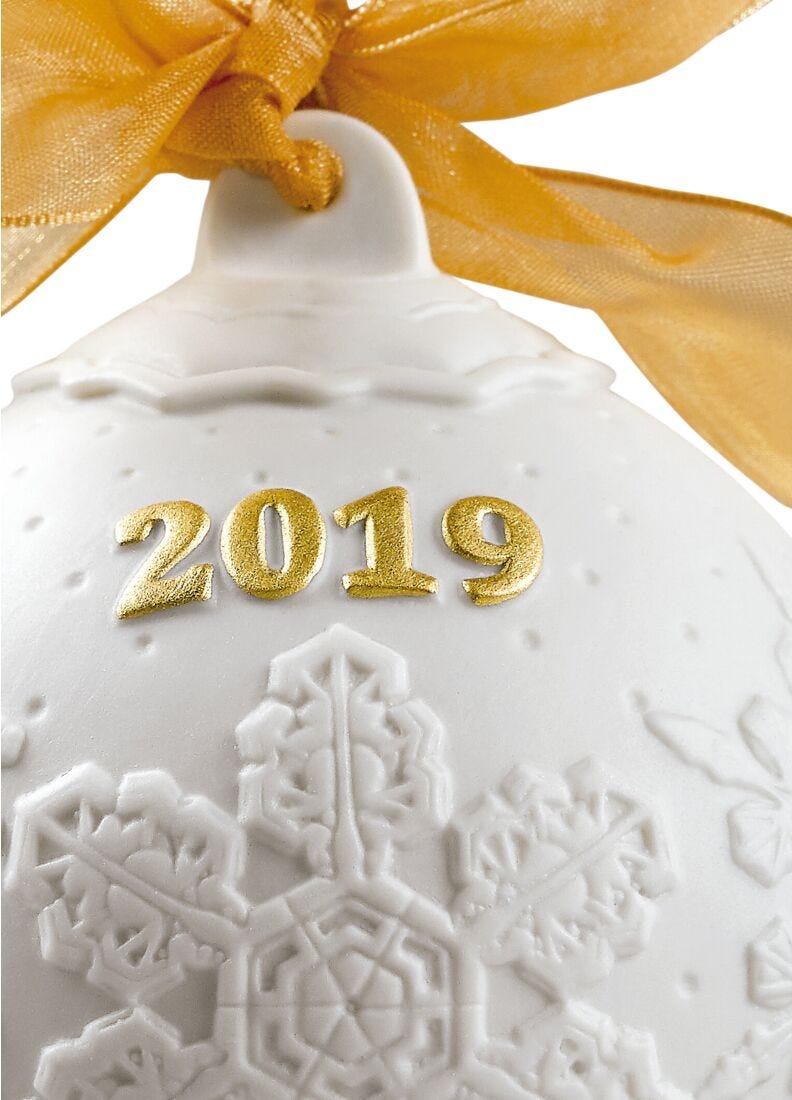 Palla di Natale 2019. Lustro oro in Lladró