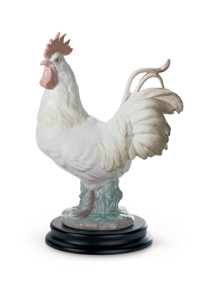 The Rooster Figurine in Lladró