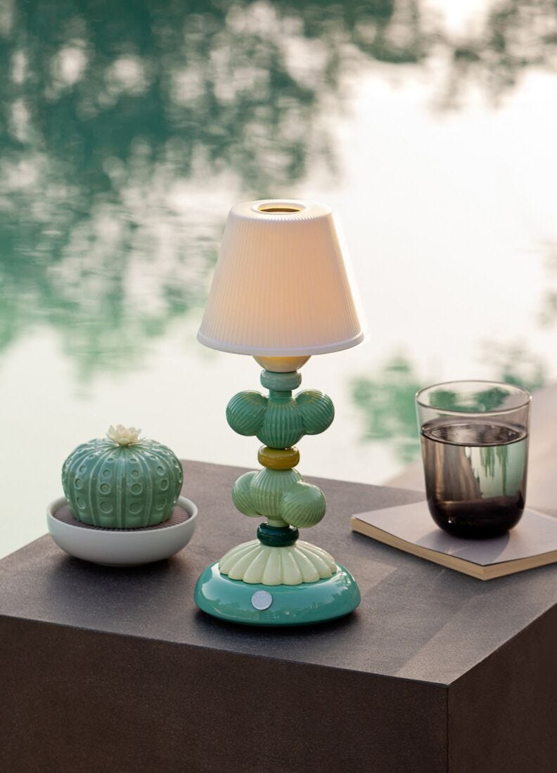 Cactus Firefly Table Lamp. Green in Lladró