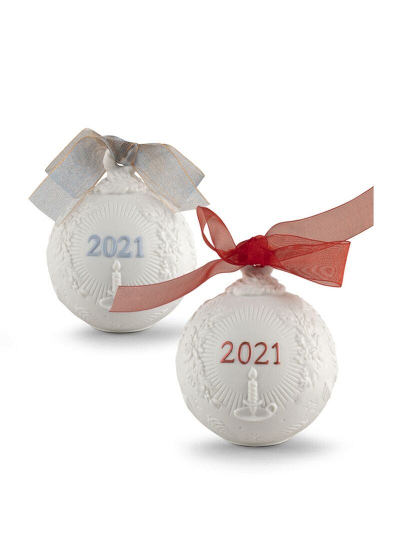 2021 Christmas Balls Set in Lladró