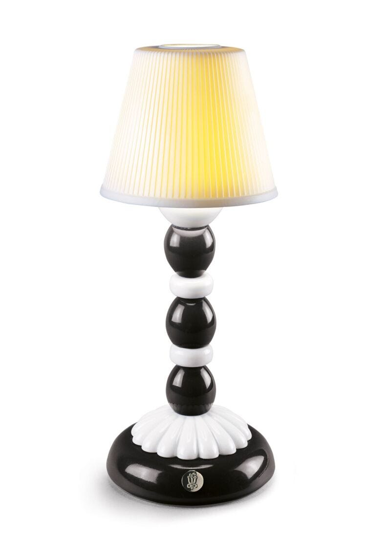 Lampada da tavolo Firefly Palm. Bianco e nero in Lladró