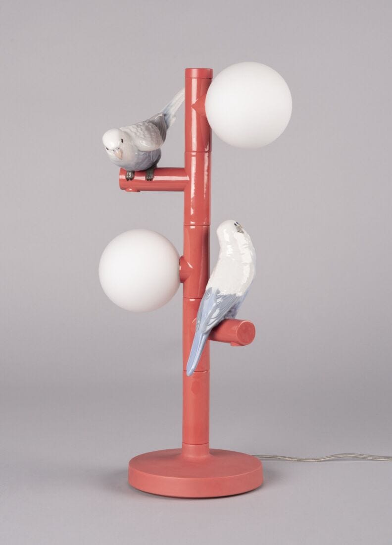Lámpara de mesa Parrot. (US) en Lladró