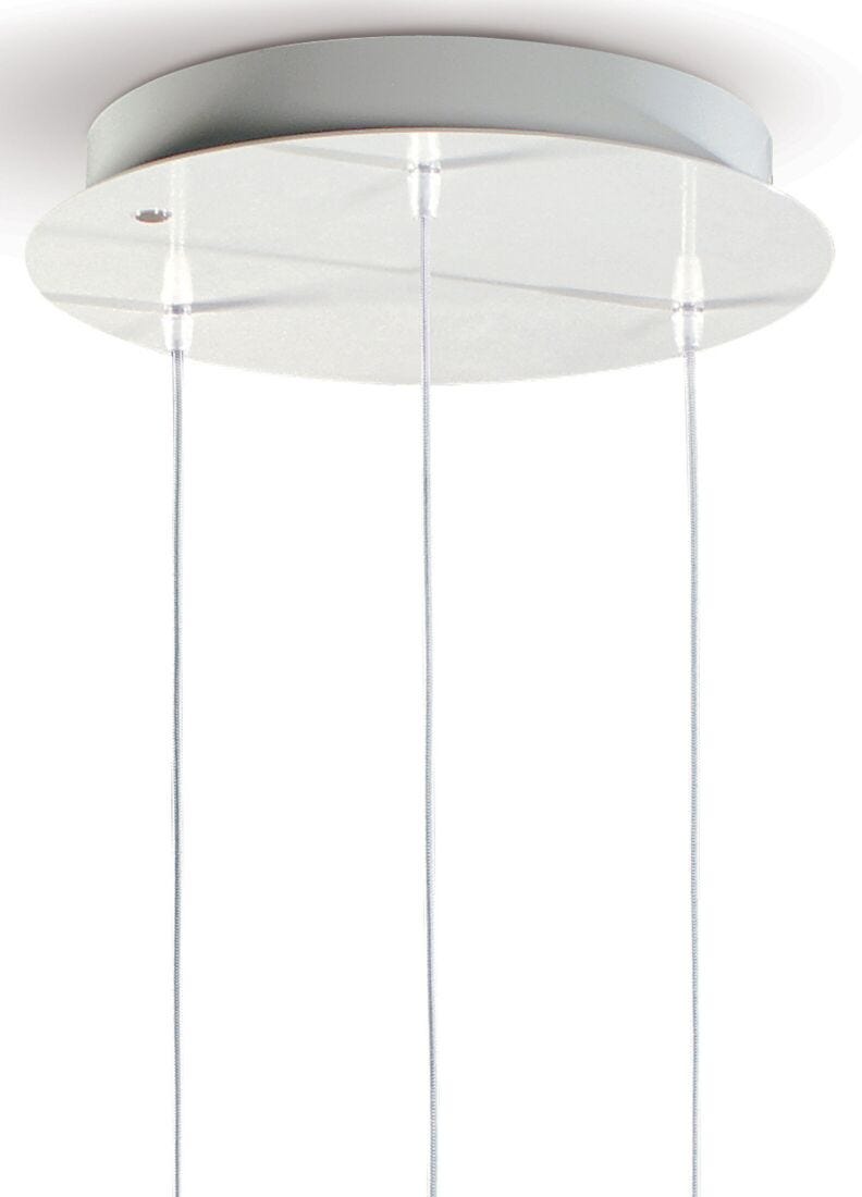 Mademoiselle Round Canopy 3 Lights Sharing Secrets Ceiling Lamp (US) in Lladró