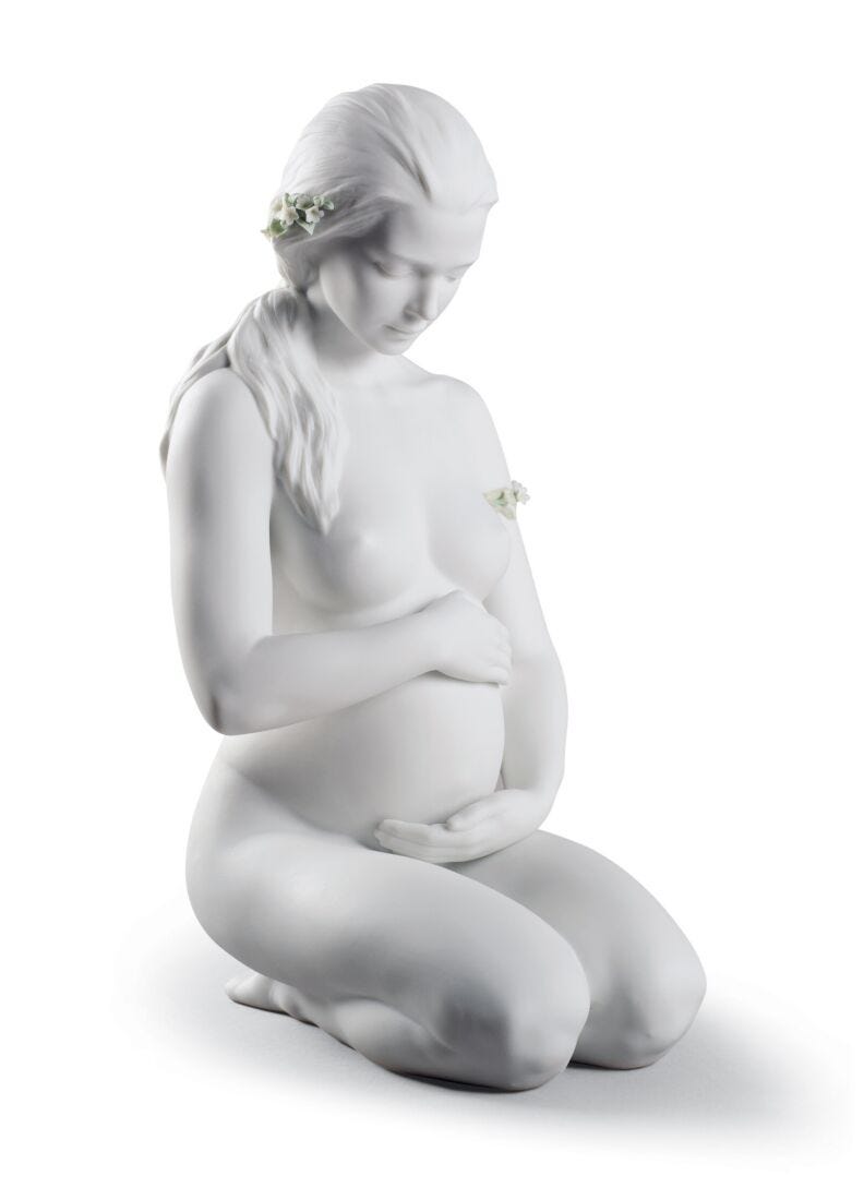 Figurina Madre Una nuova vita in Lladró