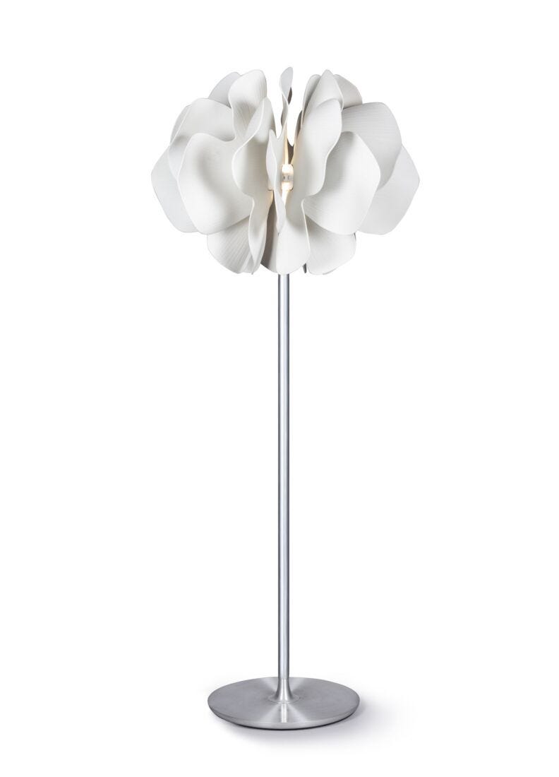 Nightbloom Floor Lamp. White. (CE) in Lladró