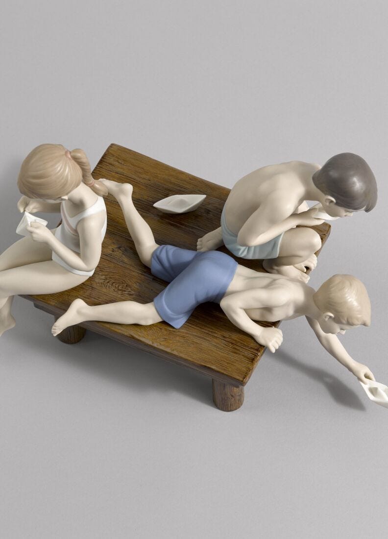 Paper Boats Children Figurine, 6 of 6
