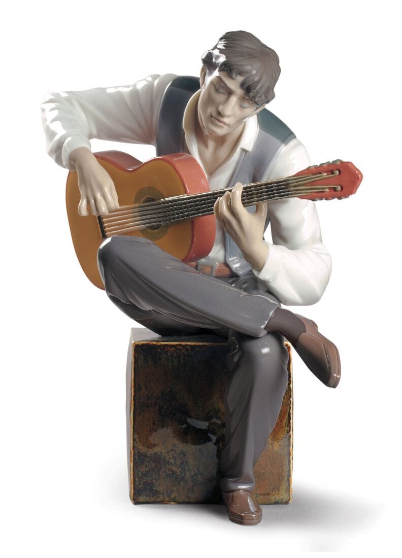 Figurina Uomo Sentimento flamenco in Lladró