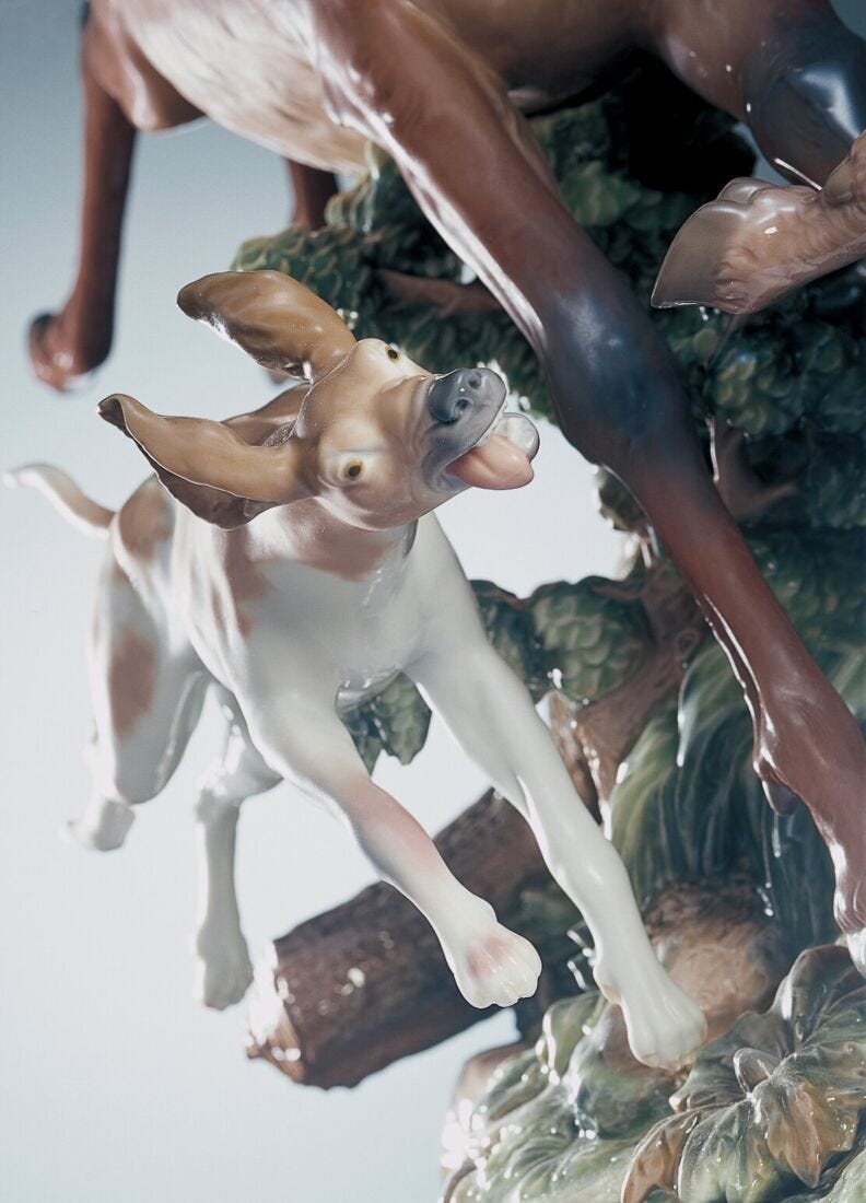 鹿になったアクテオン =Limited Edition= - Lladro-Japan 鹿になったアクテオン =Limited Edition= - Lladro-Japan
