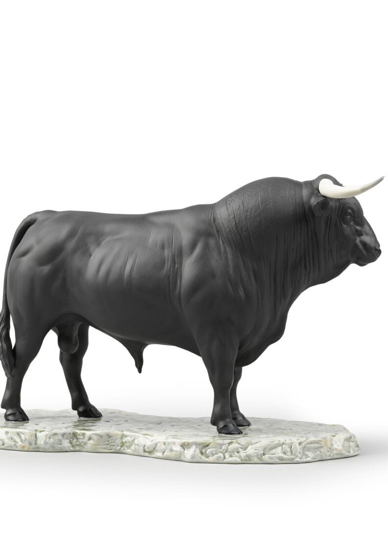 Spanish Bull Figurine in Lladró