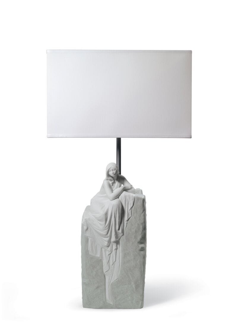 Meditating Woman I Table Lamp (CE) in Lladró