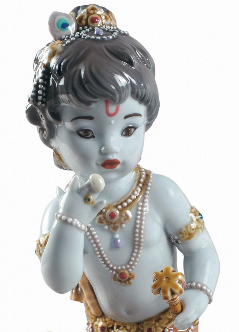 Figurina Krishna Butterthief in Lladró