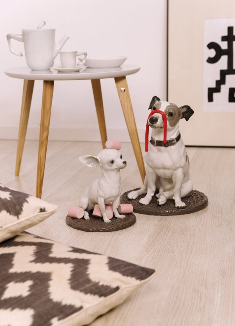 Figura perro Chihuahua con Marshmallows en Lladró