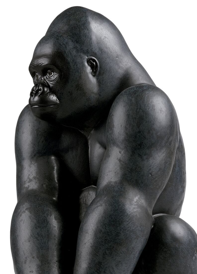 Gorilla Figurine in Lladró