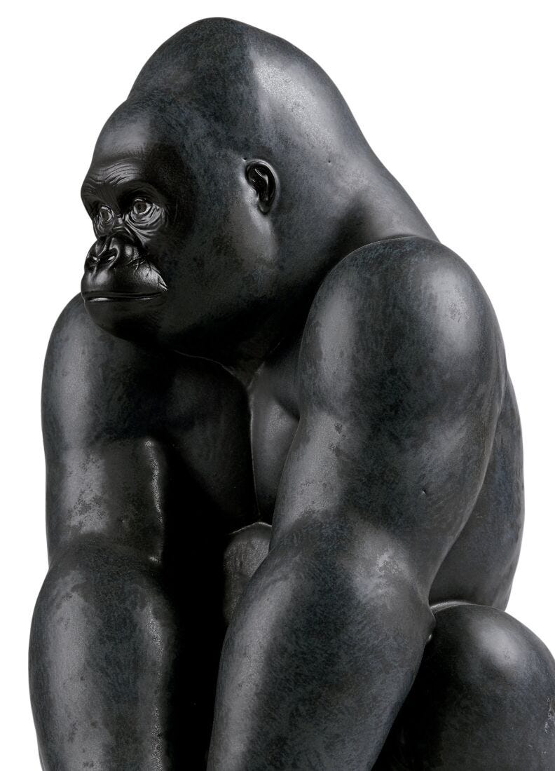 Gorilla Figurine - Lladro-USA