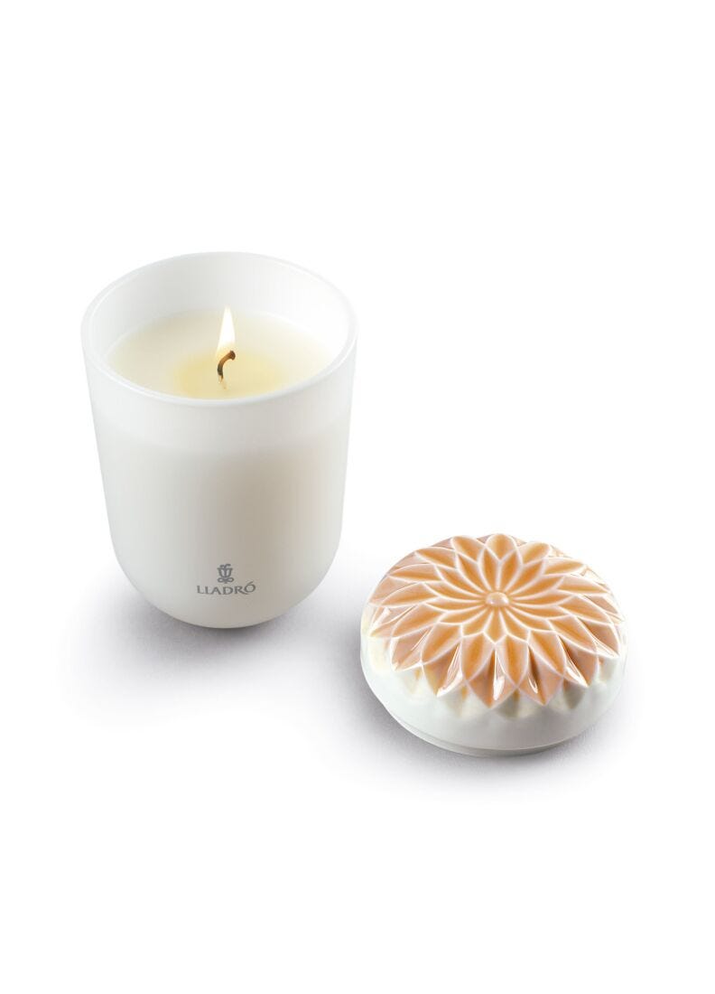 Echoes of Nature Candle. Gardens of Valencia Scent in Lladró