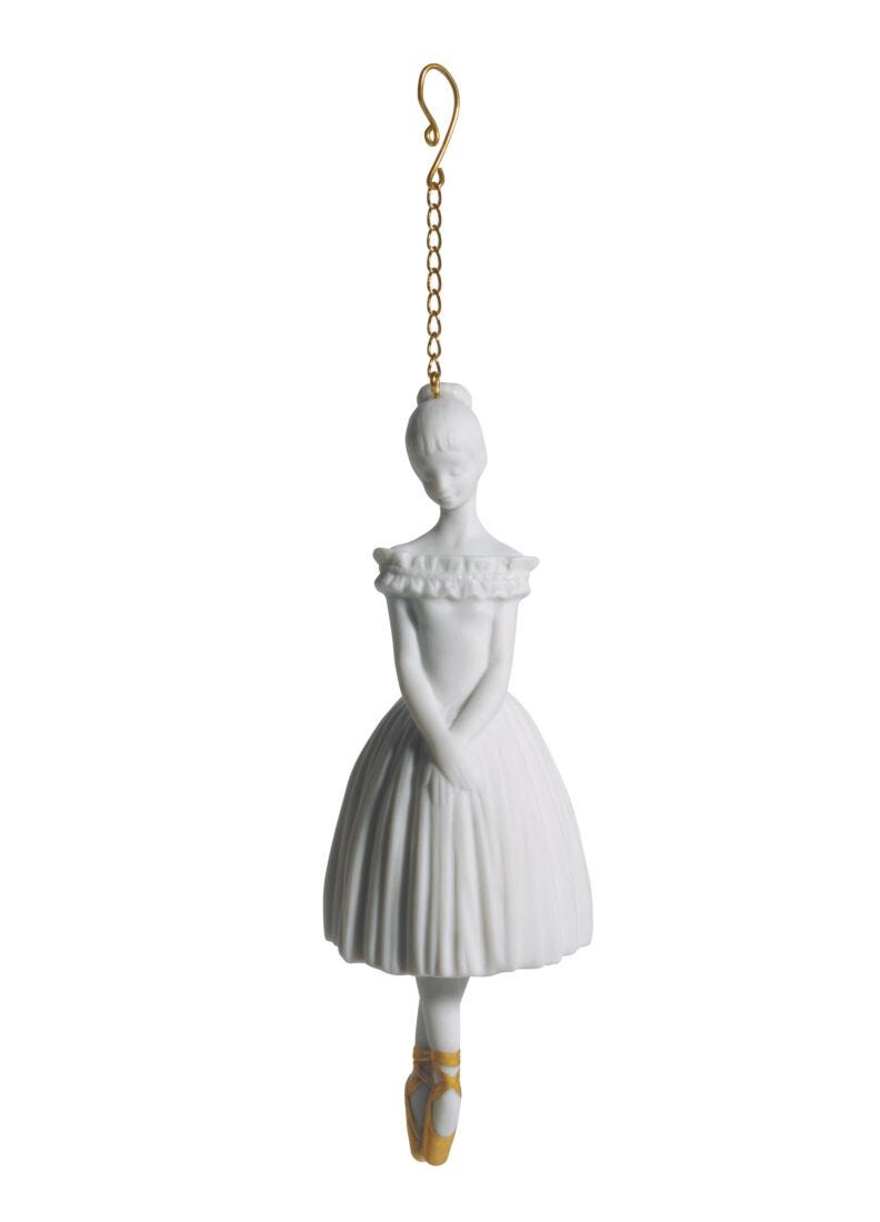 Ballerina Christmas Ornament. Golden Lustre - Lladro-Canada